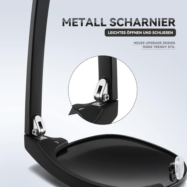 Thumbnail 4 de Occhsouo Polarisierte Halbrahmen Sonnenbrille