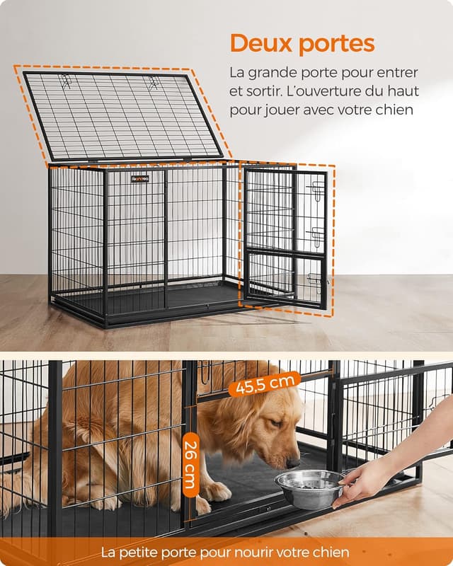 Thumbnail 5 de Feandrea PPD003B01 122 cm Cage chien