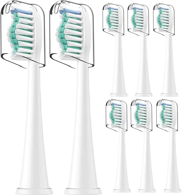 Detalle de Rebeool 8 Ersatzbürsten für Philips Sonicare Protective 4500/4300, 5100, 3100, Diamond 9000 & 9400
