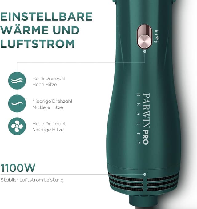 Thumbnail 4 de PARWIN PRO BEAUTY 4‑in‑1 Warmluftbürste