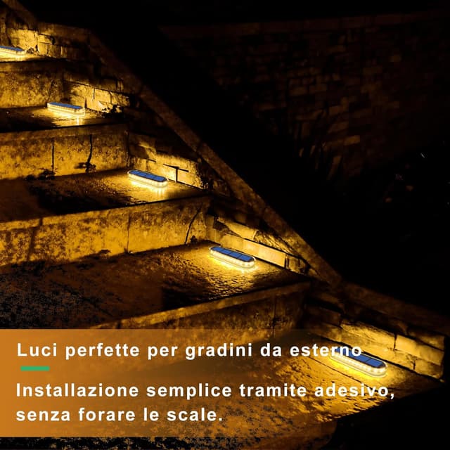 Detalle de YiLaie Luci Solari da Giardino IP68 2700K (2 pezzi) con accensione On/Off automatica