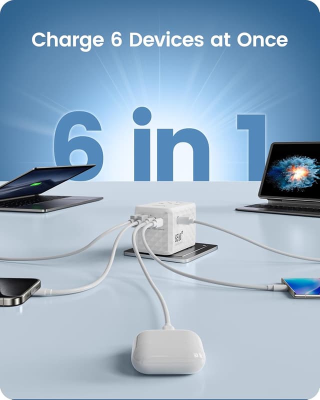 Thumbnail 6 de LENCENT Adaptador de Viaje 65W