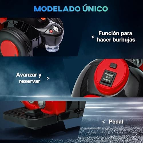 Detalle 1 de AIYAPLAY Moto Eléctrica para Niños 6V con Burbujas