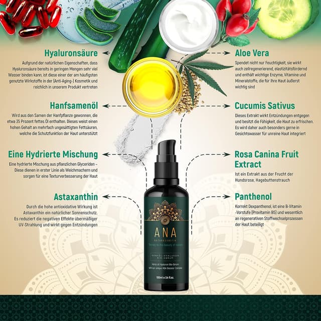 Thumbnail 4 de ANA Naturkosmetik Hyaluronsäure Serum 100 ml