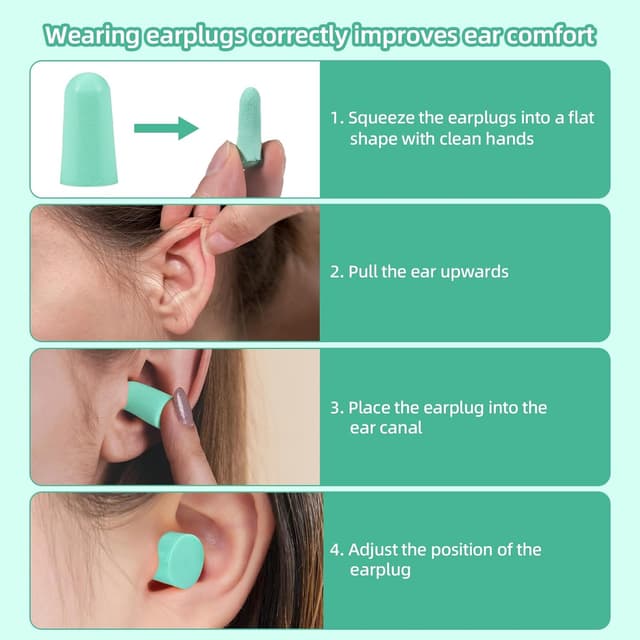 Detalle de Tapones Dormir 60 pares 38 dB SNR