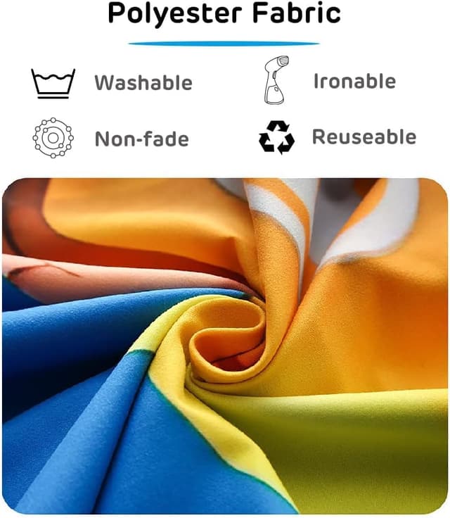 Detalle de CORFOTO 7x5ft Space Universe Earth Halo Backdrop Fabric for Photo Booth & Party Photography