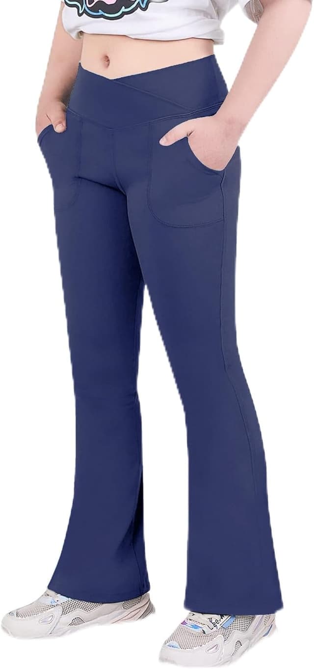 Thumbnail 6 de Leggings évasés Glacspyg fille avec poches et taille en V