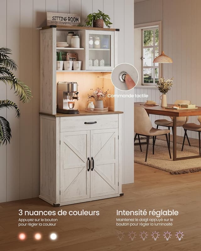 Thumbnail 3 de VASAGLE BBK363W22V1 meuble de rangement 180,6 cm