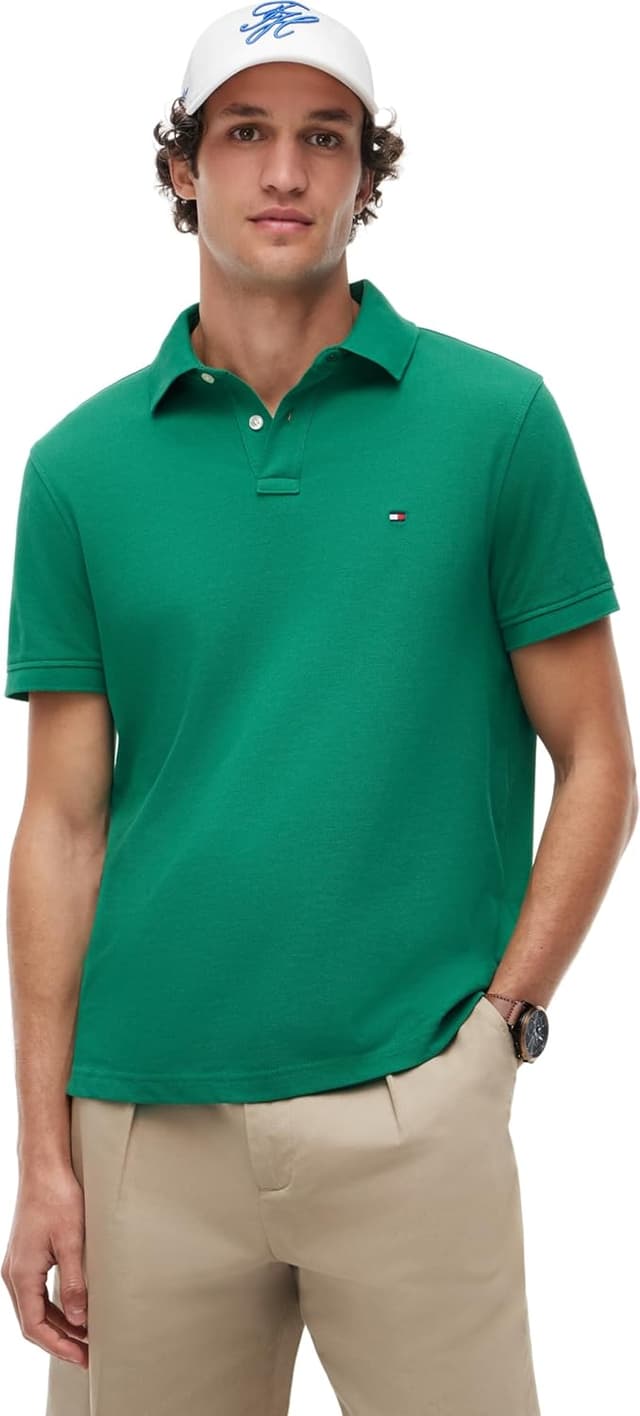 Detalle 1 de Tommy Hilfiger polo uomo Regular Fit 1985