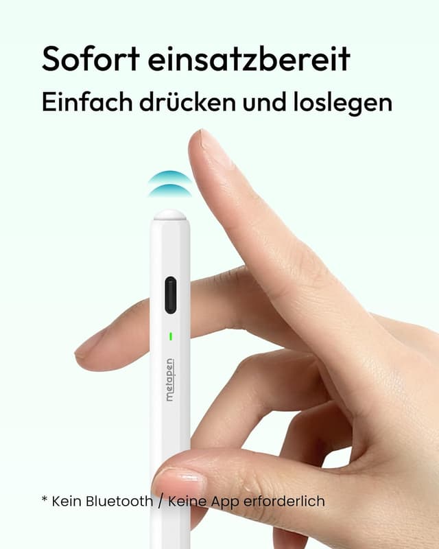 Detalle 2 de Metapen Air8 iPad-Stift mit 20 h Akku