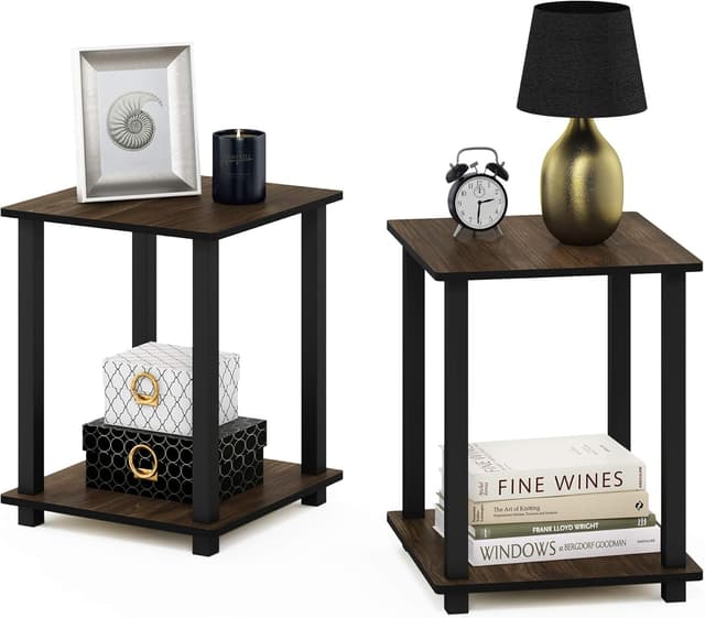 Detalle de Set di due tavolini Furinno Simplistic 2 pezzi