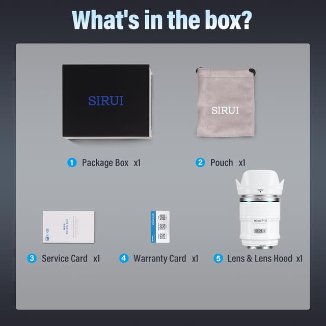Thumbnail 6 de SIRUI Sniper 16mm F1.2 autofocus lens
