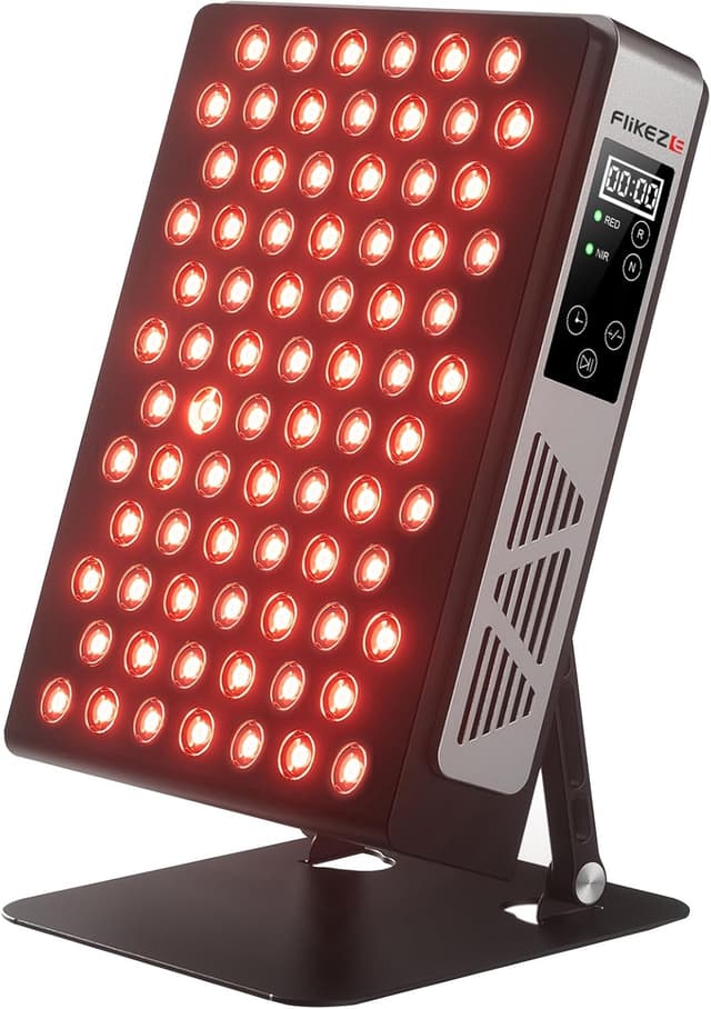 Thumbnail 6 de FliKEZE Red Light Panel (Model Elite) with Timer and Adjustable Stand – 78 Lamp Beads, 7 Wavelengths