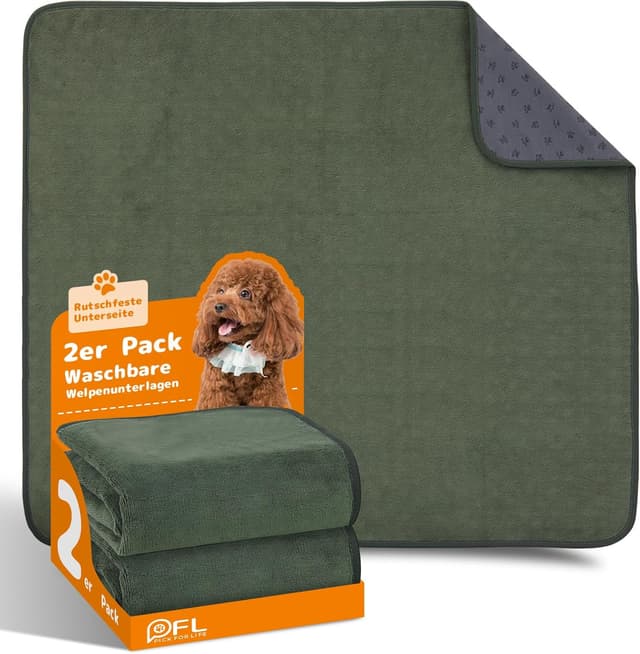 Thumbnail 6 de 2er Waschbare Welpenunterlagen 100x70 cm