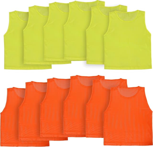 Detalle de Athllete LITEMESH Pinnies Set of 12 Youth Practice Vests