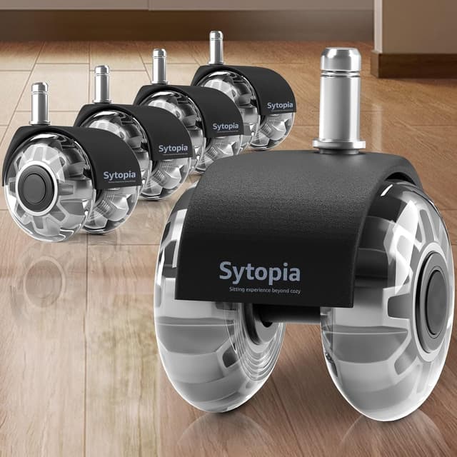 Detalle de Sytopia Bürostuhl Rollen 11 × 22 mm, 5er Set
