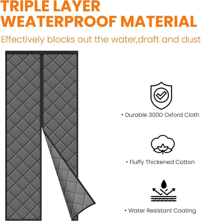 Thumbnail 3 de MYCARBON Rideau magnétique 100x210cm