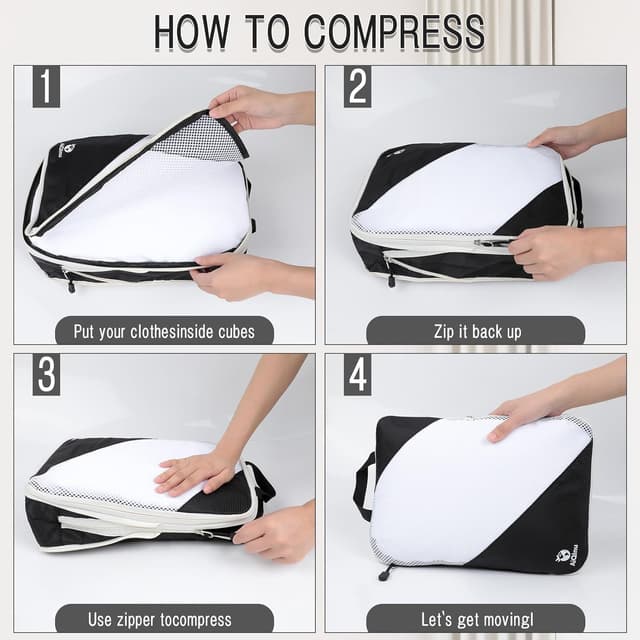 Thumbnail 2 de AiQInu Organizer Valigia 5 Pezzi Set