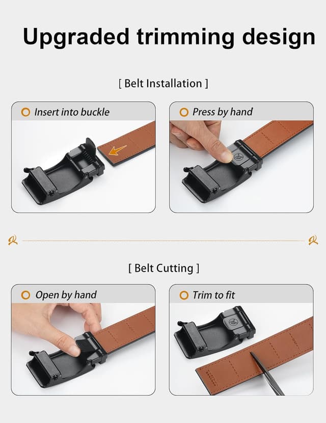 Thumbnail 6 de JUKMO Gürtel Herren 35 mm Ledergürtel