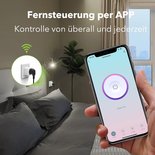 Detalle de HBN Smart Steckdose 4er Set mit Verbrauchsmessung
