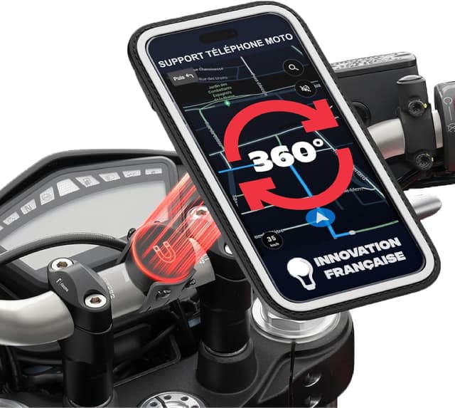 Detalle de Shapeheart Soporte Movil Moto Magnético 8 kg