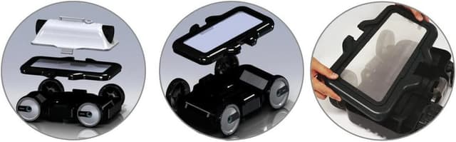 Detalle 2 de Bestway 58478 Mia : robot électrique pour piscine à fond plat