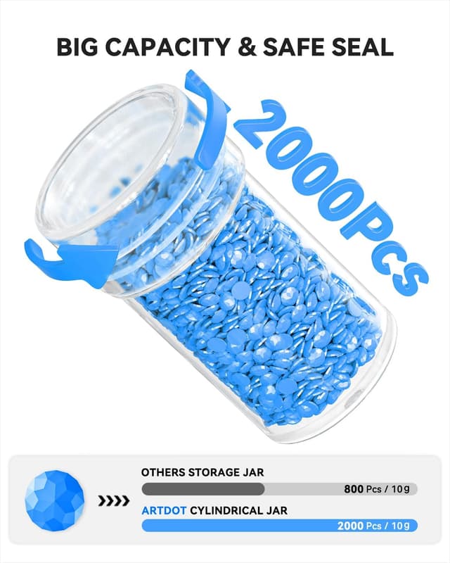 Thumbnail 3 de ARTDOT 120 Slots Storage Container 10g 🎨