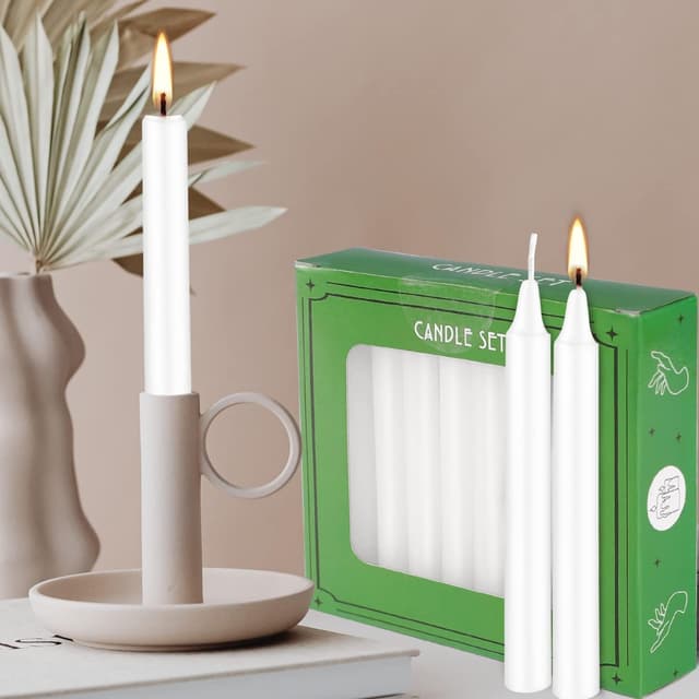 Thumbnail 6 de YOROXRG 40 Mini White Candles, 4-Inch