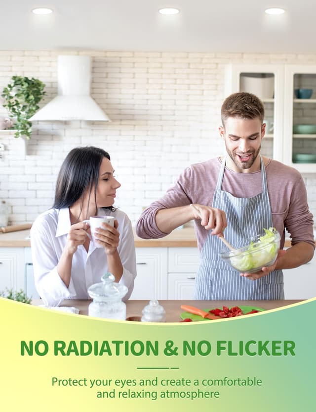 Detalle de VIIIVA GU10 LED Bulbs Cool White 7W (12 Pack) – 6000K, 38° beam, non-dimmable