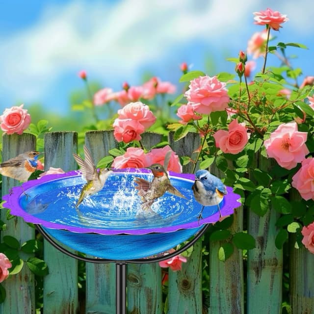 Thumbnail 3 de KHayRovies Vogeltränke blau-lila