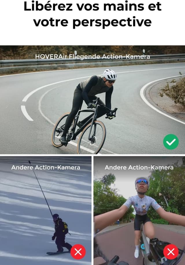 Thumbnail 4 de HOVERAir X1 PROMAX Caméra Sport 8K