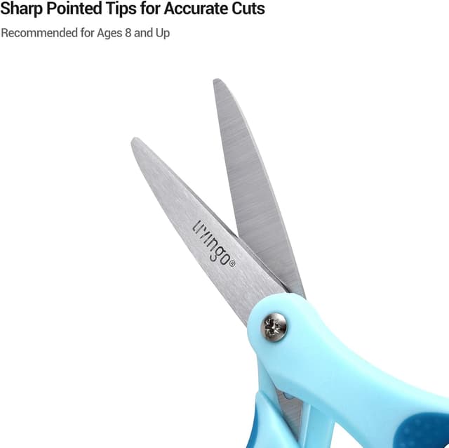 Thumbnail 6 de LIVINGO Children’s Scissors 3 Pack (6") with Soft Ergonomic Handles