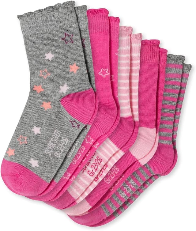Detalle de Schiesser Mädchen Teens Socken 5er Pack