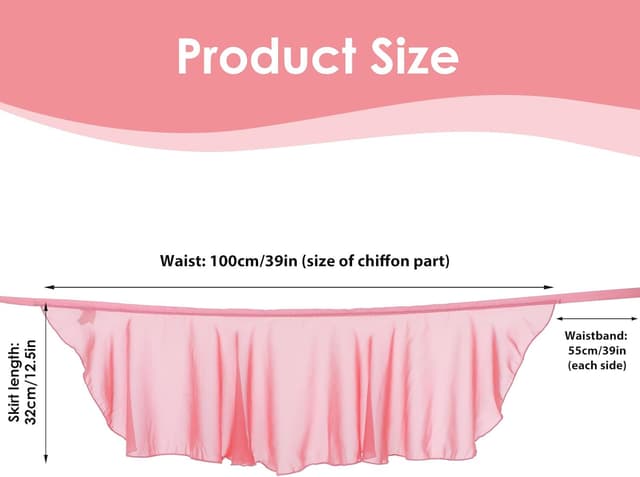 Thumbnail 4 de Yolev Falda de Ballet Envolvente de Gasa para Mujer