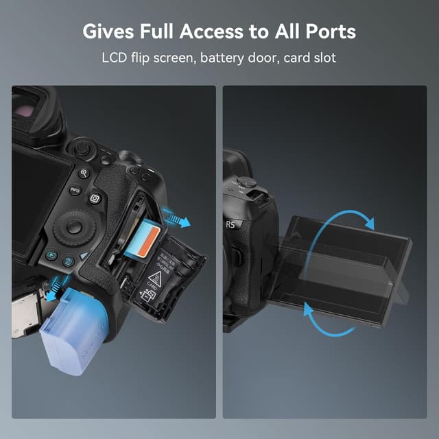 Thumbnail 6 de SMALLRIG R6 Rotatable Collar Mount (90° drehbare Halterung) für Canon R5 / R6 / R6 Mark II