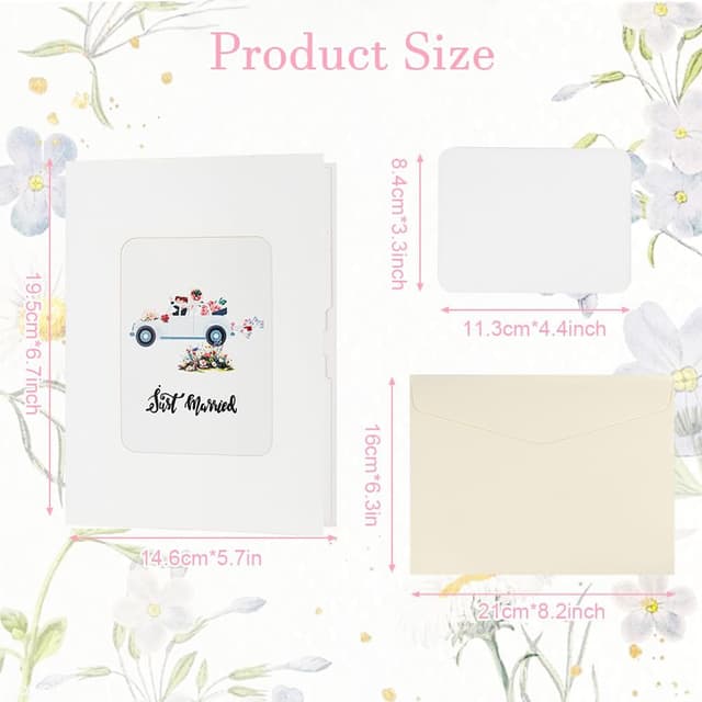 Detalle 2 de Vicloon Biglietto Pop-Up Auto per Matrimonio