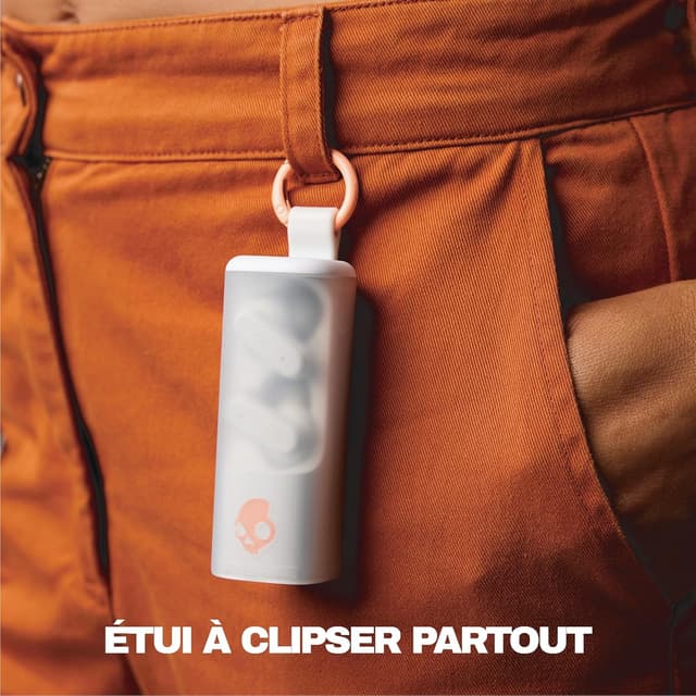 Detalle de Skullcandy Dime Evo Wireless Earbuds : écoute sans fil Bluetooth avec autonomie jusqu’à 36 heures