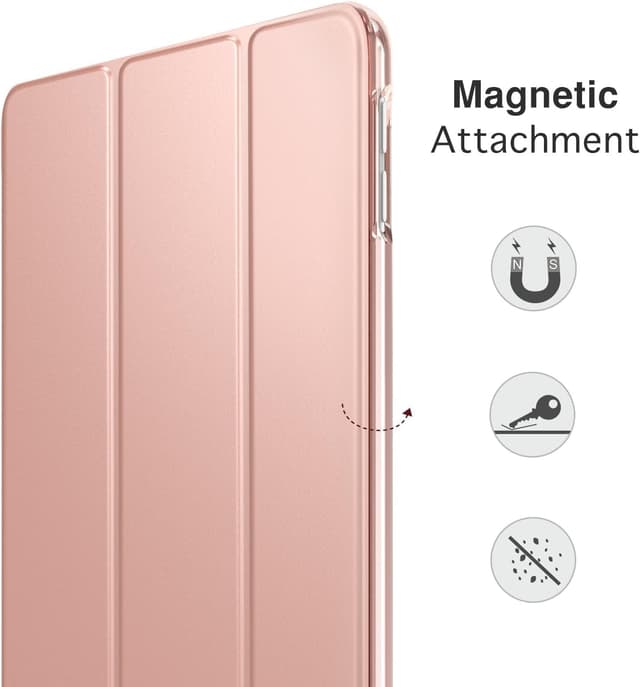 Detalle de TXWLLIU Custodia per iPad Air 10,5 (2019) e iPad Pro 10,5 (2017) rosa oro, ultra sottile con sospensione/riattivazione automatica