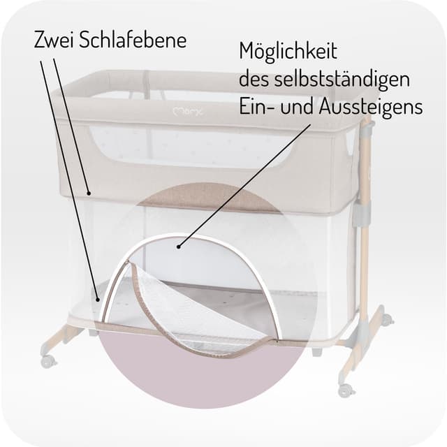 Thumbnail 5 de Momi SMART Bed 4-in-1 Beistellbett, bis 15 kg
