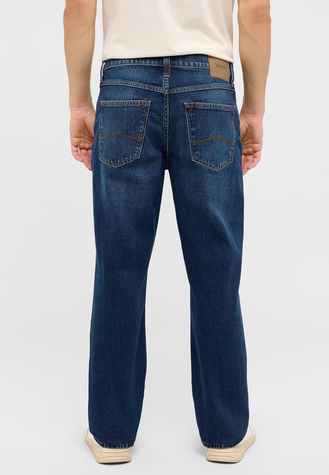 Detalle de Mustang Jeans Herren Stretch Big Sur Regular – Straight Fit mit normalem Bund