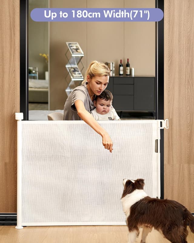 Detalle 2 de Lexixi ibao Retractable Mesh Gate 86cm