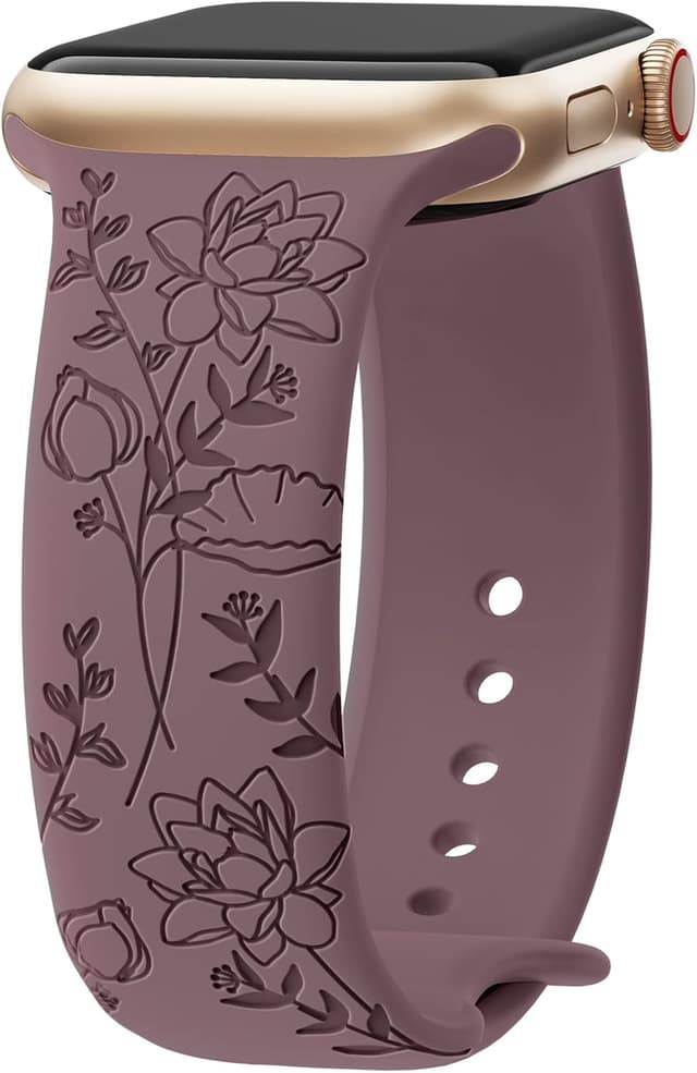 Detalle de Yoohoo Floral Strap for Apple Watch, Purple