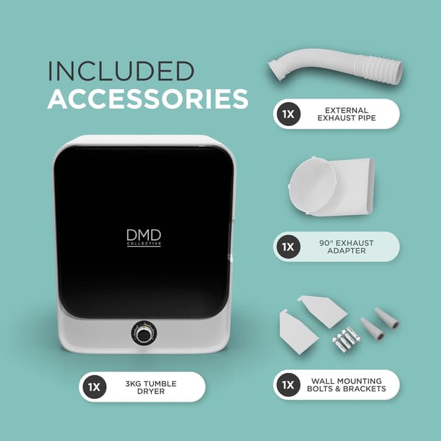 Thumbnail 3 de DMD Collective 3kg Mini Vented Tumble Dryer