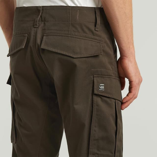 Detalle de G-STAR Rovic Zip 3D Regular Tapered Pants für Herren – mit Cargo- und Gesäßtaschen