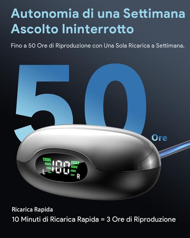 Thumbnail 6 de Boytond Traduttore Vocale Istantaneo Multilingue con auricolari e traduzione in tempo reale (placcatura nera)