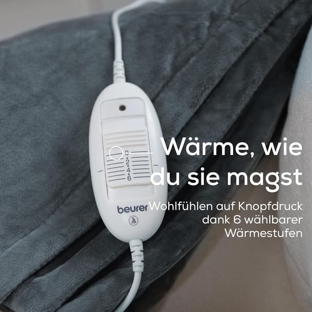 Thumbnail 3 de Beurer HD 75 Heizdecke Dunkelgrau