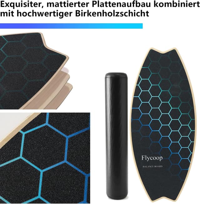 Thumbnail 5 de Flycoop Balance Board Holz 204 kg 🏄