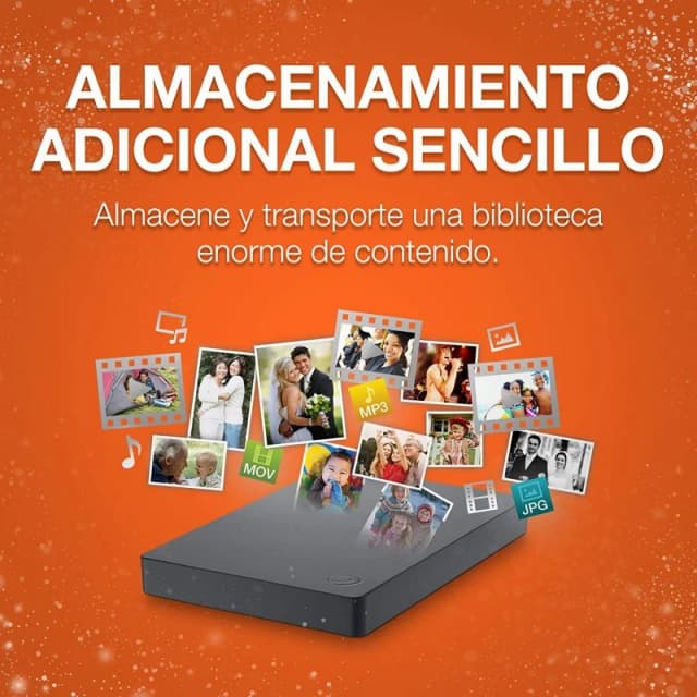 Detalle de Seagate Basic 1 TB 2,5" USB 3.2 💽