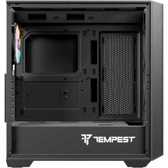 Detalle 2 de tempest Fort ARGB ATX caja gaming 4 ventiladores