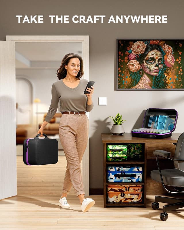 Thumbnail 4 de ARTDOT 120 Slots Storage Container for Diamond Art Kits